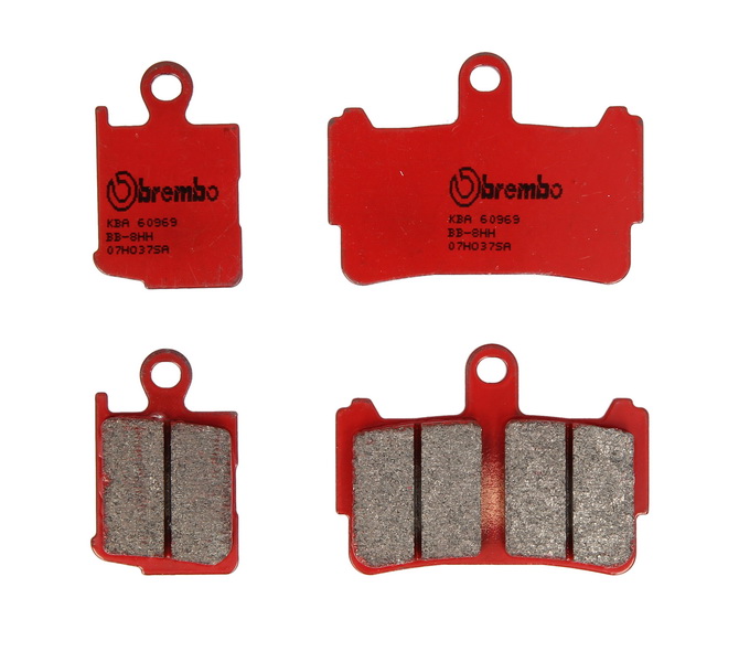 Set Plăcuțe Frână Față Disc BREMBO Sinter-SA 51x68,9x9mm Traseu