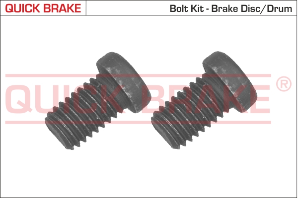 Surub Fixare Disc Frana Fata/Spate M8x1,25x16 Filet 16mm 2 Bucati BMW 1 E82 3 E21 E30 E46 F30 F80 G20 G80 QUICK BRAKE