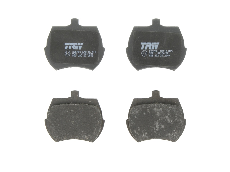 Set placute frana fata TRW AUTOMOTIVE AUSTIN MINI II INNOCENTI ROVER MINI 64.2mm 73.9mm 13.8mm