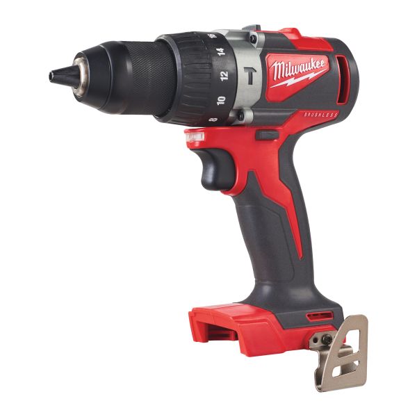 Surubelnita burghiu MILWAUKEE M18 BLPD2-0X 18V 1,5-13mm 82Nm pe baterii impact motor fara perii valiza plastic