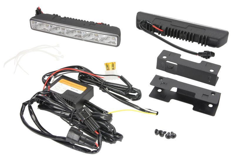 Set faruri de zi LED M-TECH LD901 168x23mm 12/24V 2,5W 5 LED-uri RL Automatizare Start Stop