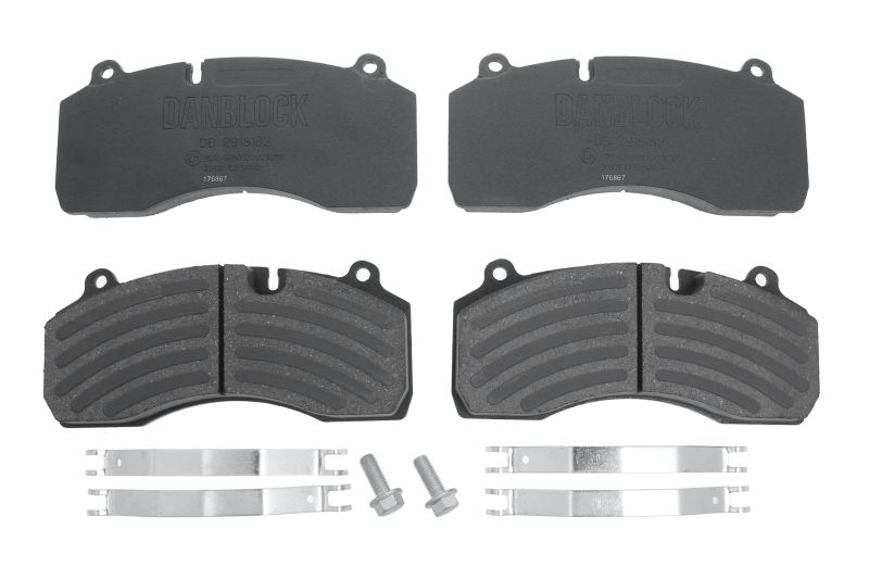 Set placute frana disc spate HALDEX DB19 RVI MIDLUM DXi5 93.4mm 210.2mm 29.8mm Renault Trucks DANBLOCK