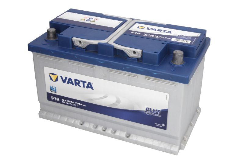 Acumulator Pornire VARTA 12V 80Ah 740A BLUE DYNAMIC R+ Borna Standard 315x175x190 B13 Flansa Montare 10.5 mm OPEL