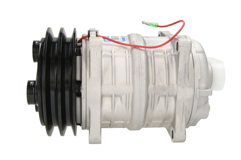 Compresor Universal A/C QP15XD TCCI montare ochi fulie 135mm A2 12V fără ulei 8 găuri 2 caneluri PAG 46/POE 68