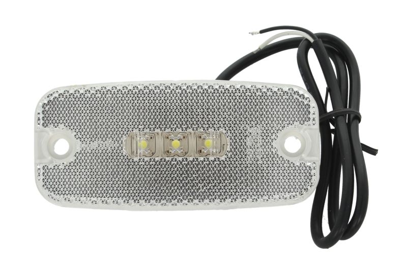 Lumina de delimitare HELLA LED albă 12/24V înălțime 51mm lățime 111mm adâncime 20mm montare față dreapta/stânga