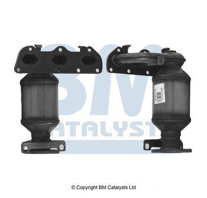 Convertor catalitic EURO 4 BM CATALYSTS SEAT CORDOBA IBIZA III SKODA FABIA I VW POLO 1.2 10.01-03.08 Runda Benzina