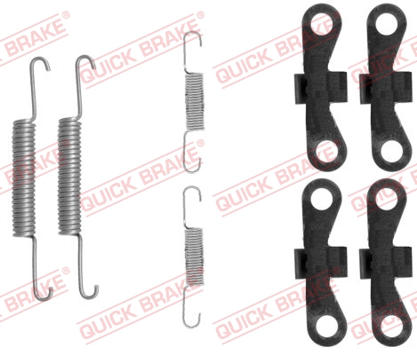 Set accesorii saboti frana parcare LUCAS VOLVO V70 I 2.0-2.5D 04.96-12.00 QUICK BRAKE