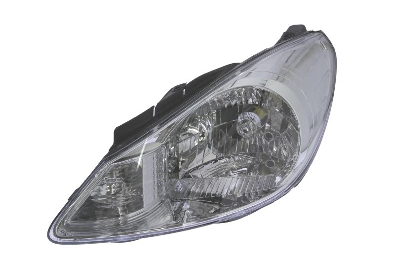 Lampa frontala Stanga H4 manual fara motoras insert argintiu semnalizator transparent Hyundai I10 DEPO Faruri Far