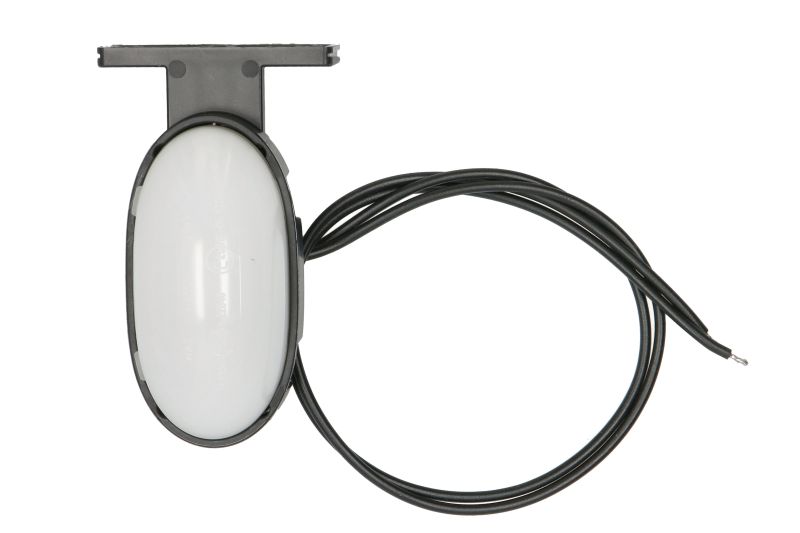 Lumina de clarificare WAS albă LED ovală 75mm înălțime 39,5mm lățime 31mm adâncime 380mm lungime cablu 12/24V IP6K9K