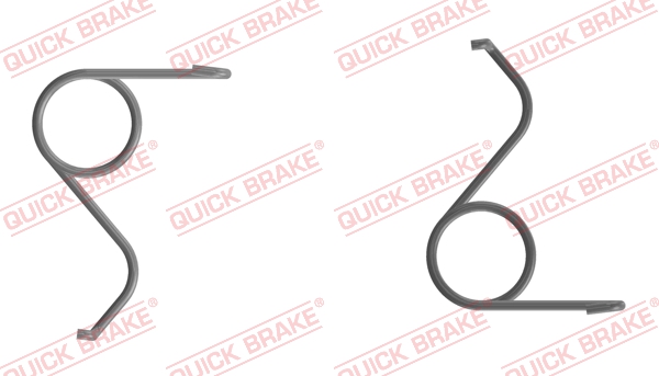 Set reparatie etrier frana parcare Spate Dreapta/Stanga HONDA CIVIC IX, CIVIC VIII 1.4-2.2D 09.05- QUICK BRAKE