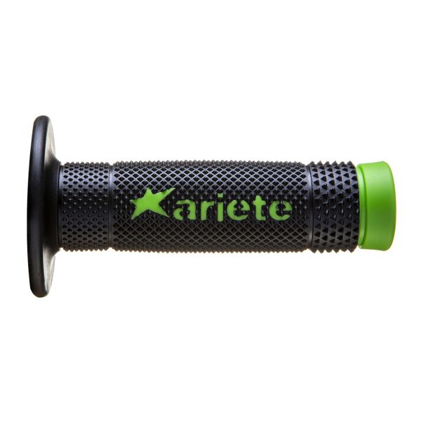 Miner ARIETE Manșoane Ghidon Diametru 22mm Lungime 115mm Offroad Negru/Verde (2 buc.)