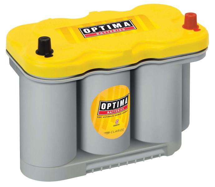 Baterie Alimentare OPTIMA 12V 66Ah 845A AGM Orbital YELLOW R+ 310x172x219 B01 Flansa Montare 10.5mm Ciclu Profund