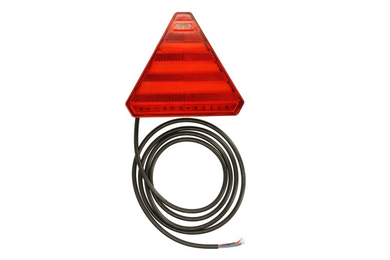 Stopuri spate LED 12/24V indicator lumina ceata lumina marsarier lumina frana parcare reflector triunghiular 163x143x40mm WAS