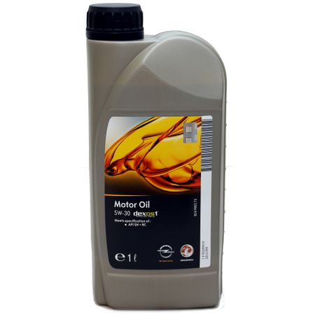 Ulei motor Opel 1L Dexos 1 5W30 API SN-RC standard GM pentru benzina 2011+ 1.0l tub