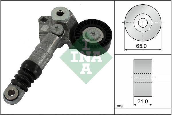 Întinzător Curea Transmisie INA Multi-V MAZDA 3 CX-30 2.0H Diametru 65mm Lățime 21mm