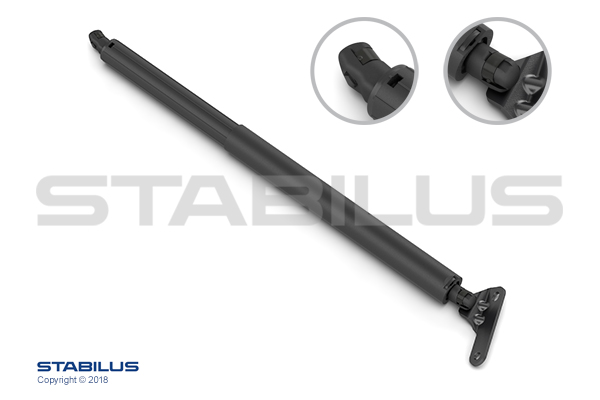 Amortizor portbagaj STABILUS Dreapta/Stanga lungime maxima 515mm SUV 164mm Mercedes GL X164 09.06-12.12