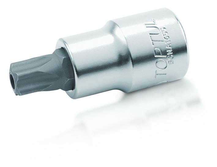 Tubulară 1/2` Pentacul TORX T27 12.5 mm Lungime 55 mm Satin Cromat TOPTUL Echipament Service