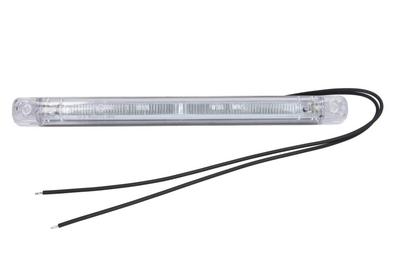 Lumina de clarificare WAS roșie LED 12-24V montare spate dreptunghiulară IP66/IP68 20.5mm x 247.0mm x 22.0mm 380.0mm cablu