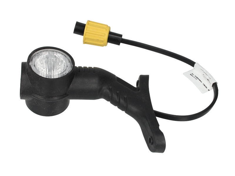 Lumina de clarificare ASPOCK LED 24V Stanga Lampa SUPERPOINT III Cablu 250mm Conector ASS2 Alb/Rosu/Portocaliu