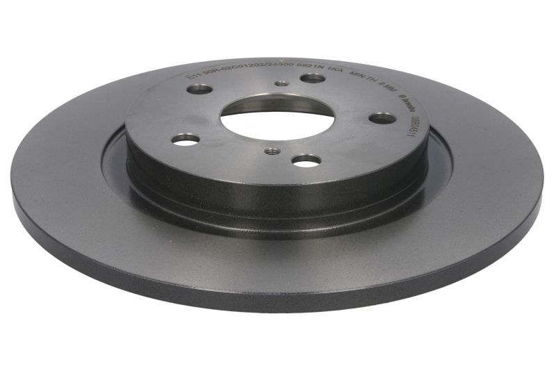 Disc Frana Spate Dreapta/Stanga BREMBO Toyota Avensis 1.6-2.2D 11.08-10.18 Diametru 290mm Grosime 11mm 5 Gauri