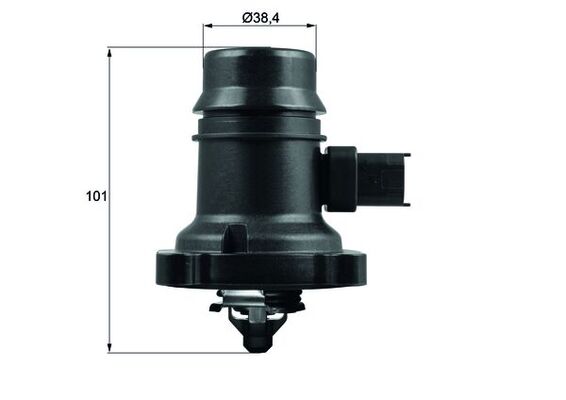 Termostat lichid racire MAHLE 80°C carcasa Chevrolet Volt Opel Ampera 1.4H 11.11- diametru 38.4mm inaltime 101.0mm cu etansare