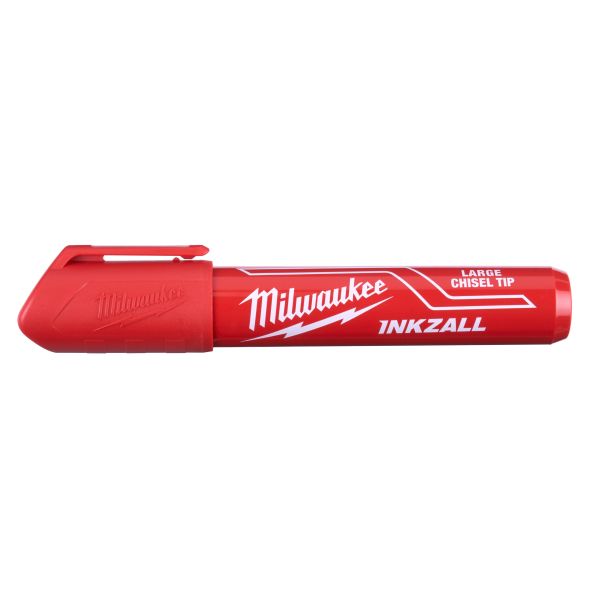 Accesorii sudare MILWAUKEE Marker pen roșu aluminiu carton beton email sticlă metal plastic cauciuc lemn