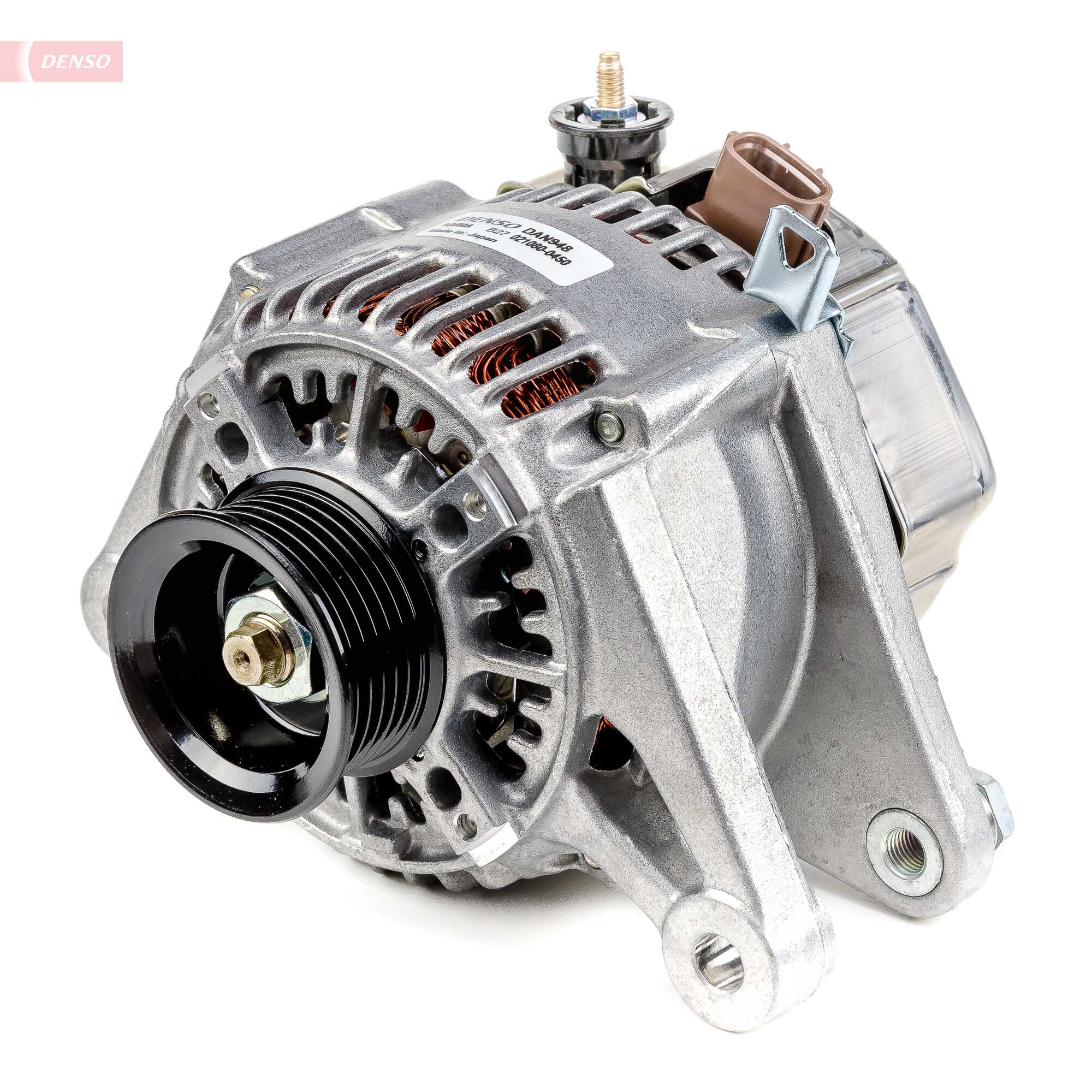 Alternator DENSO 14V 80A Toyota Celica Corolla Verso MR2 III RAV 4 II 1.4/1.6/1.8 08.99-03.08 Ø55mm 6 Caneluri 80A