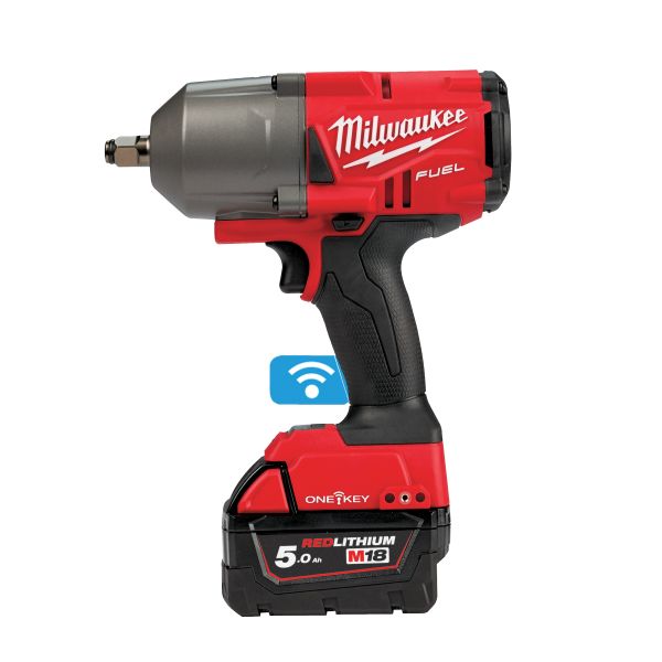 Pistol impact acumulator MILWAUKEE M18 FUEL M18 ONEFHIWF12-502X 1/2 1898Nm 18V 2x5Ah Li-Ion motor fara perii