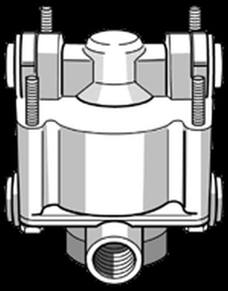 Valva presiune KNORR Sistem pneumatic Supapele sistemului pneumatic Valva de presiune 1,11 kg Index AC 586AAX Eticheta printabila