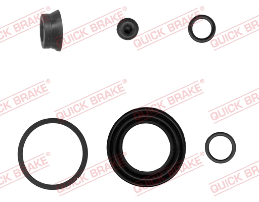 Kit reparare etrier Spate Dreapta/Stanga diametru piston 34 mm Honda Civic VIII 1.4-2.2D 09.05 QUICK BRAKE