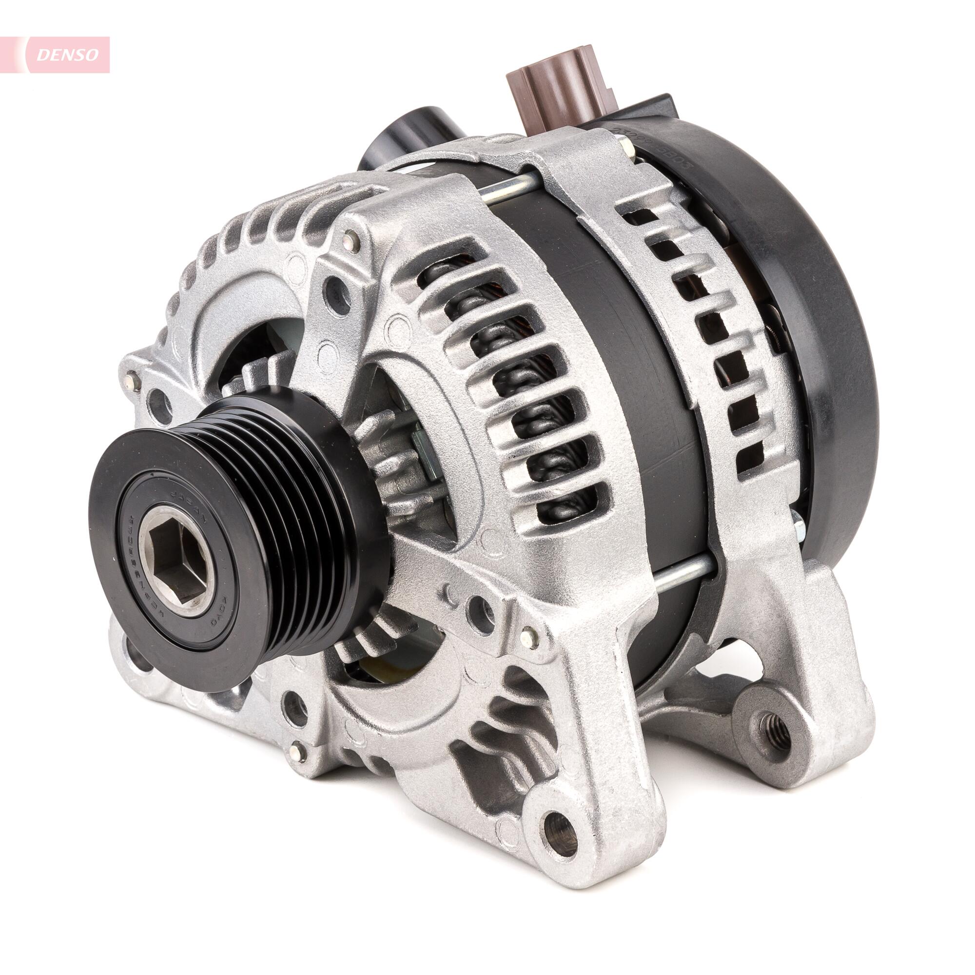 Alternator DENSO 14V 120A Volvo C30 C70 II S40 II V50 Ford C-MAX Fiesta V Focus II Fusion 1.6D/2.0D 54.3mm 6 caneluri