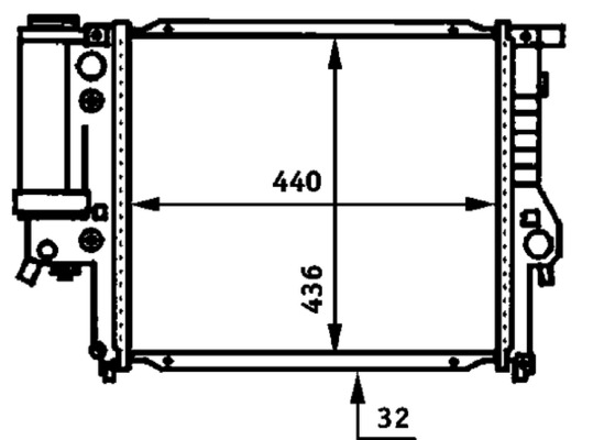 Radiator, racire motor MAHLE