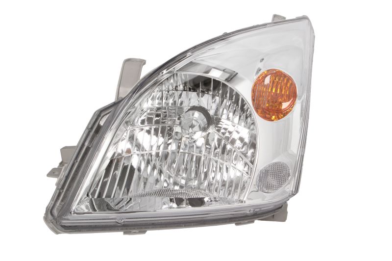 Far DEPO Stanga H4 Electric Mecanica Fara Motoras Alb Toyota Land Cruiser 100 Prado Lampa Frontala Semnalizator Alb