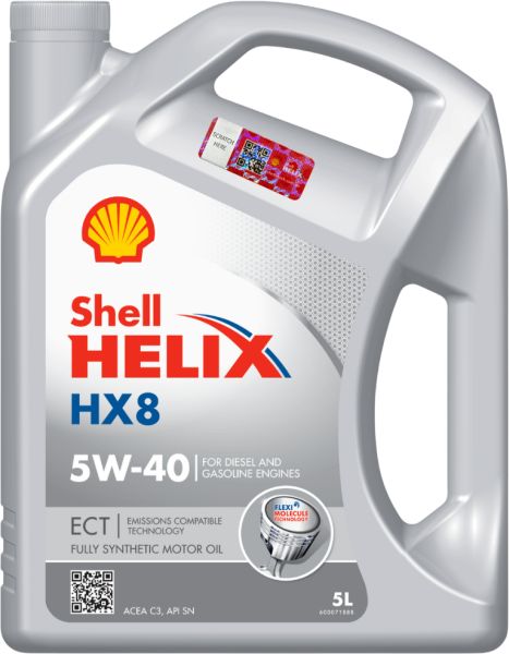 Ulei Lichide tehnice - Ulei motor SHELL HELIX HX8 ECT 5W40 5L SN
