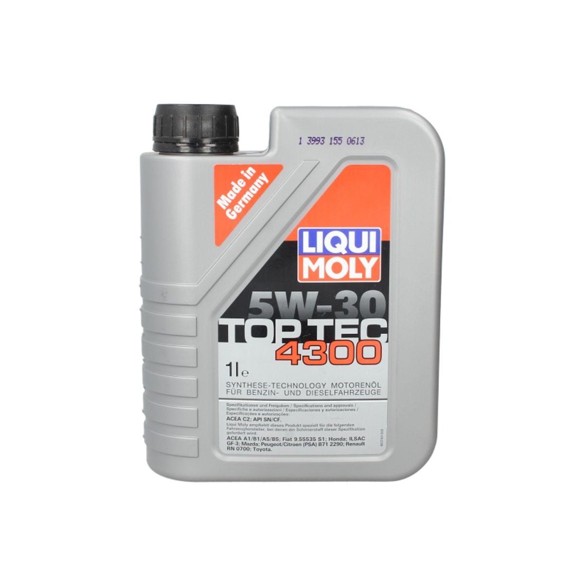 Huile moteur LIQUI MOLY TopTec 4300 5W30 1L