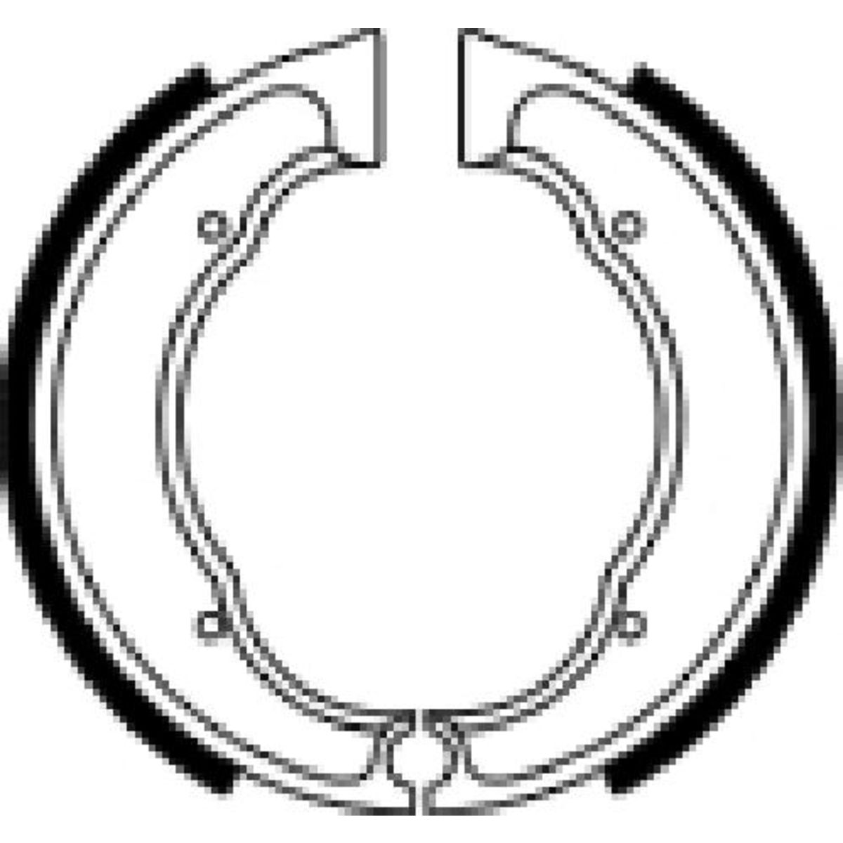Jeu de mâchoires de frein FERODO FSB917