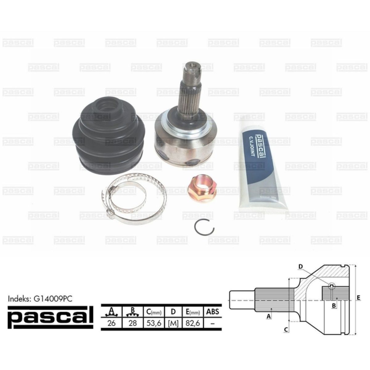 Image of Homokineet reparatie set, aandrijfas