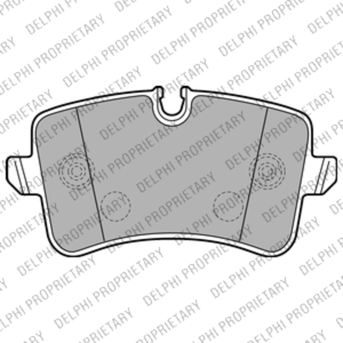 Für DELPHI LP2226 Brake Pad Set, disc brake LP2226 Brake pads set rear , fits: - Bild 6