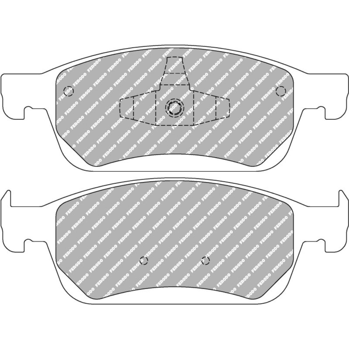 Jeu de plaquettes de frein FERODO FCP4416H