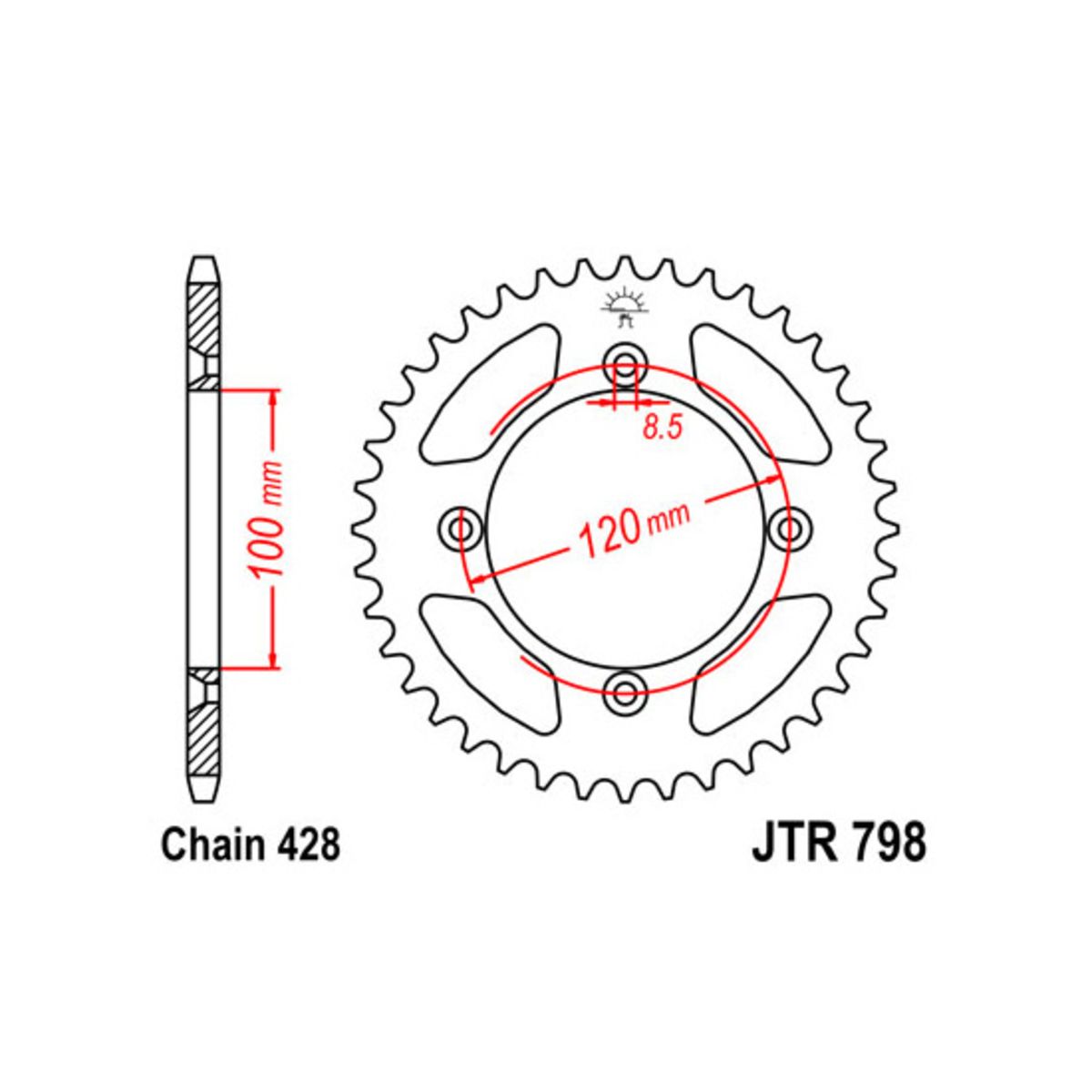 Pignone posteriore JTR 798,44