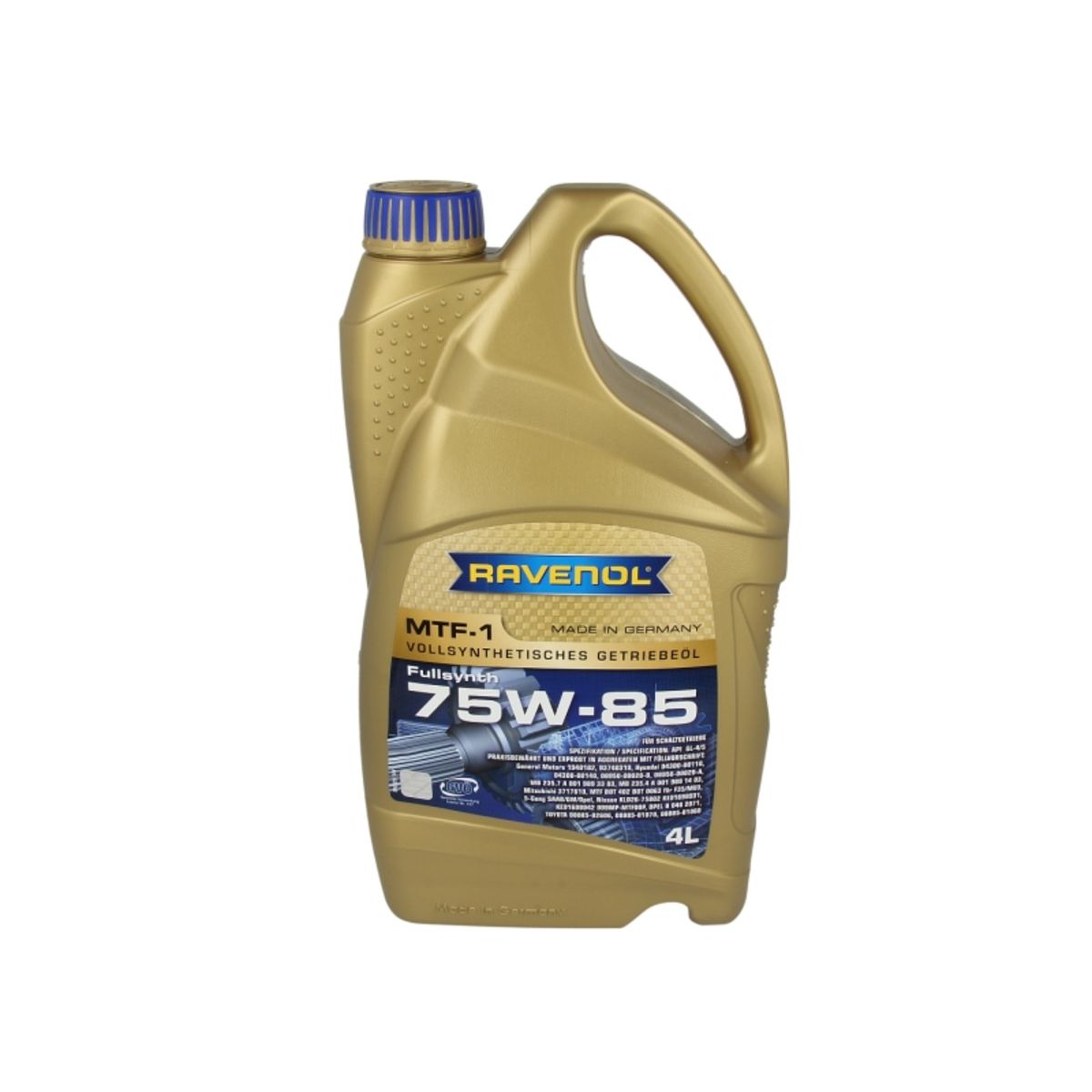Huile de transmission RAVENOL 1221102 MTF-1 75W85 4L