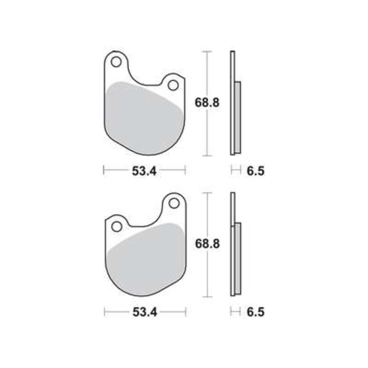 Bremsbelagsatz TRW MCB511