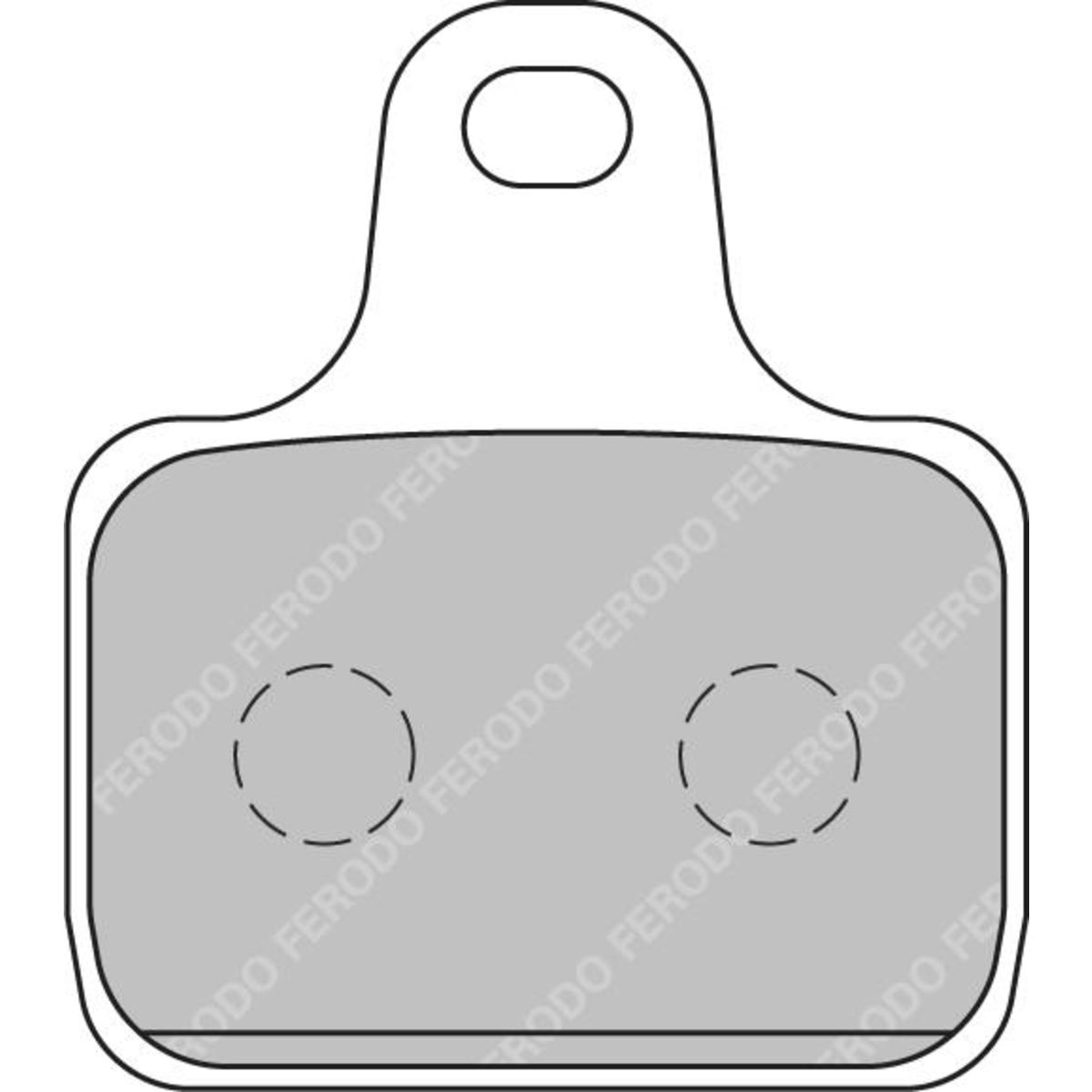 Set de plaquettes de frein FERODO FDB2166XRAC sans permis routier
