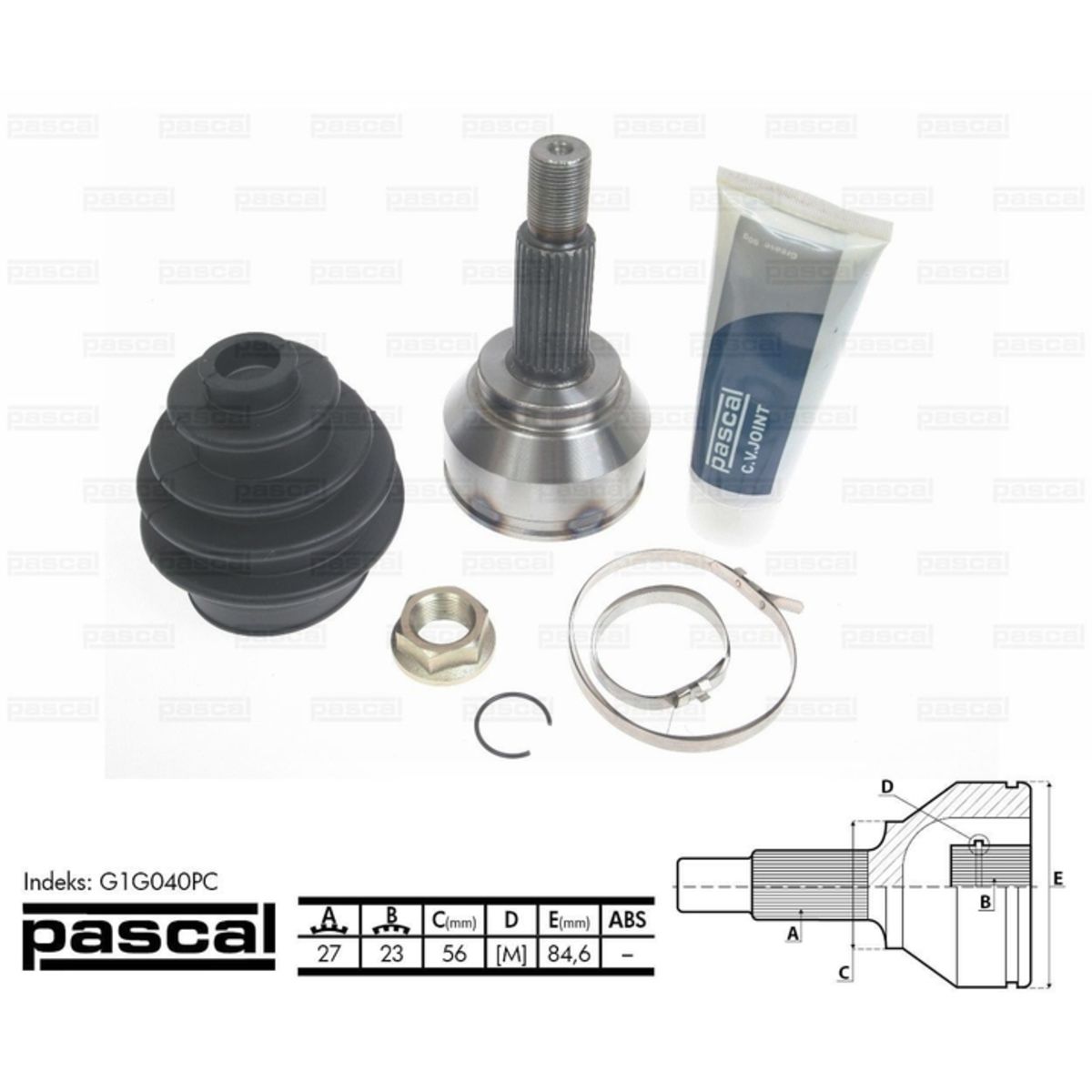 Image of Homokineet reparatie set, aandrijfas