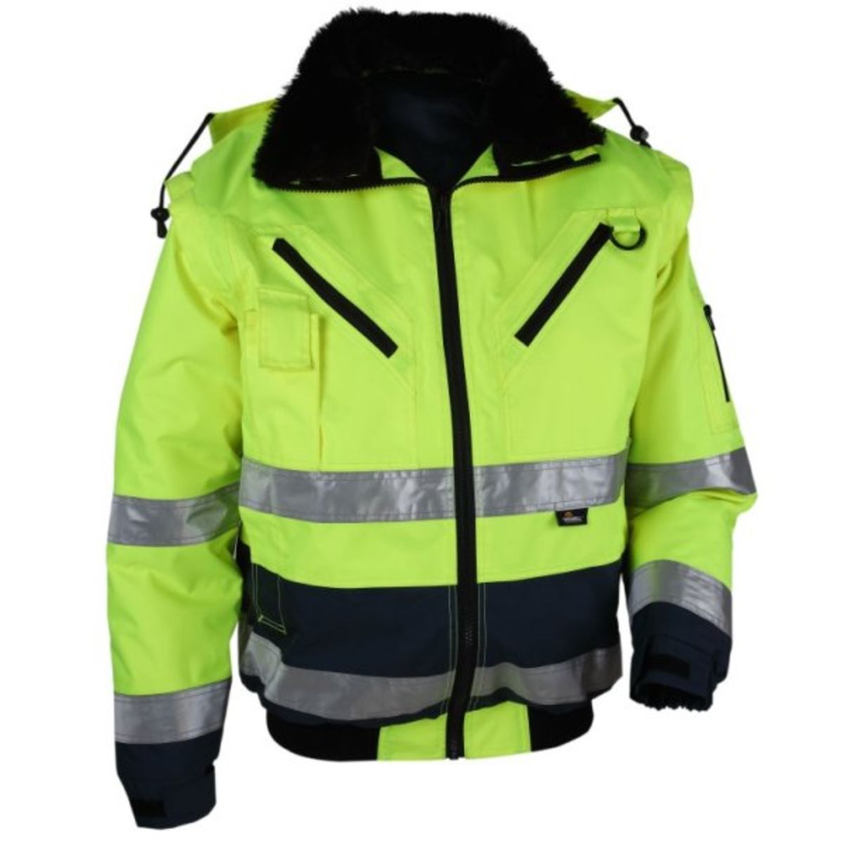 Image of Waarschuwingsjack  BEVWJK126BYN, Maat XL