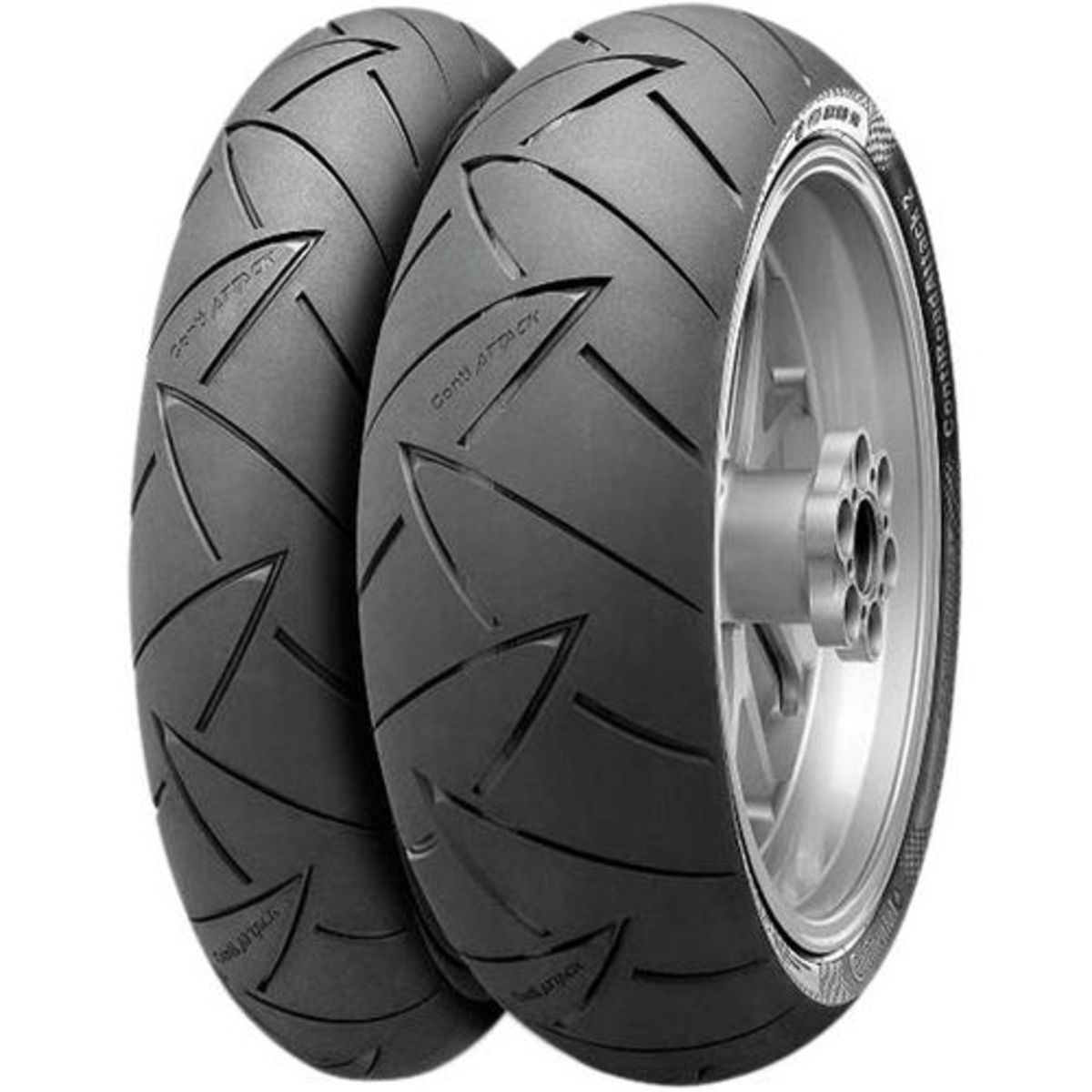 CONTINENTAL ContiRoadAttack 2 GT 120/70ZR17 TL 58W, Pneu moto Avant