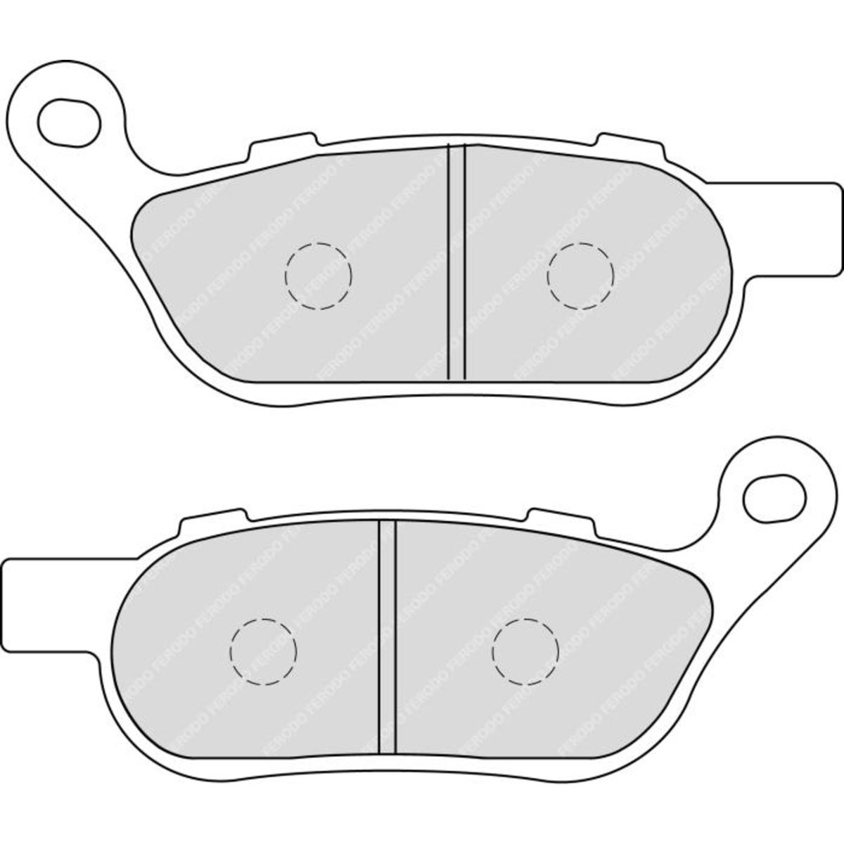 Set di pastiglie freno FERODO FDB2251
