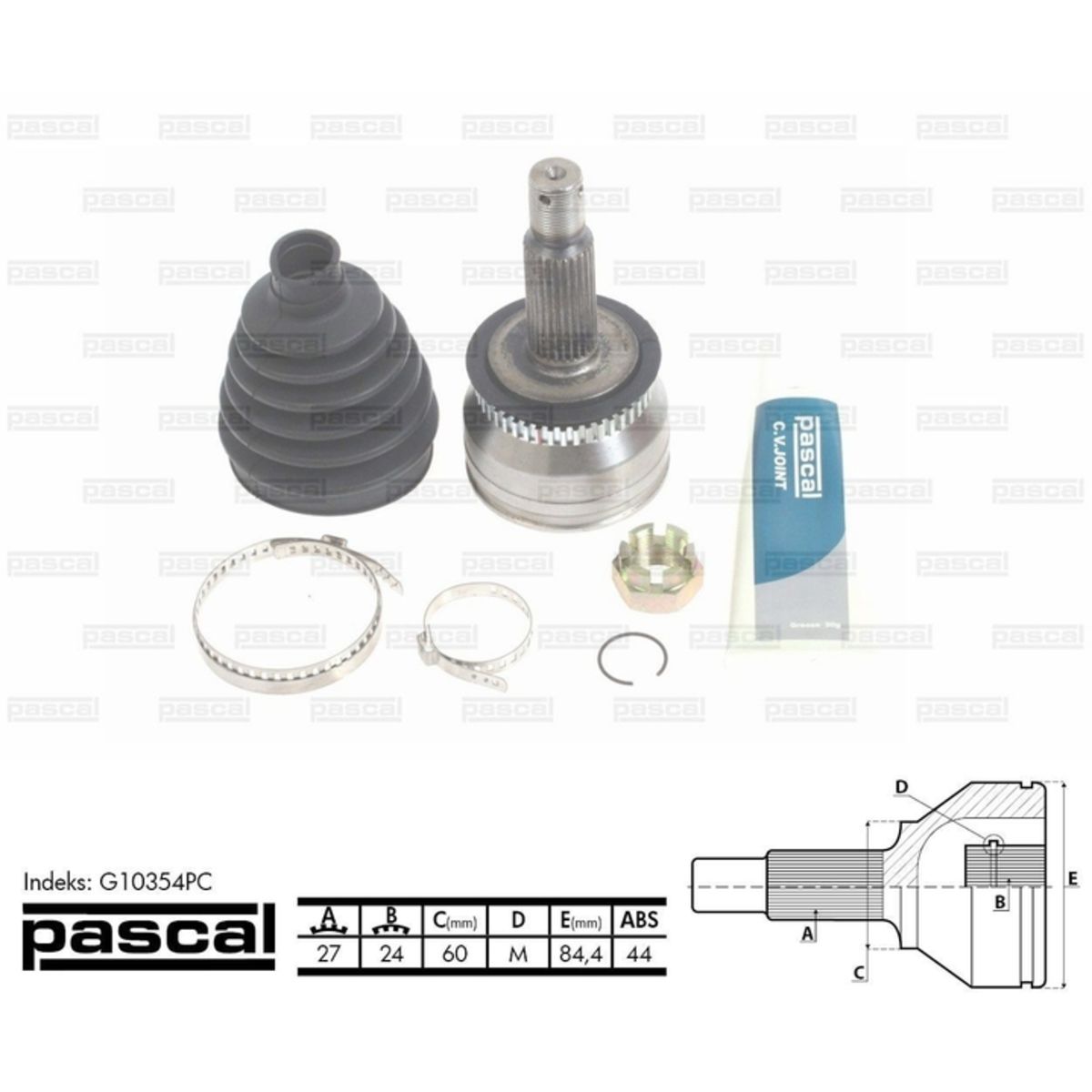 Image of Homokineet reparatie set, aandrijfas