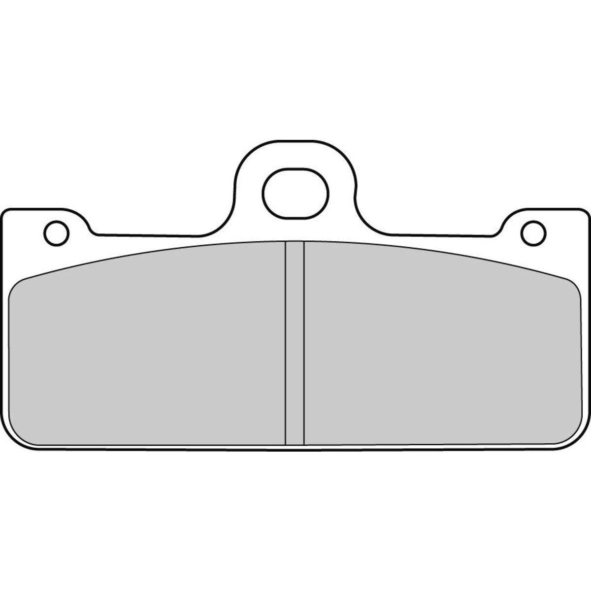 Set di pastiglie freno FERODO FDB2123XRAC senza patente stradale