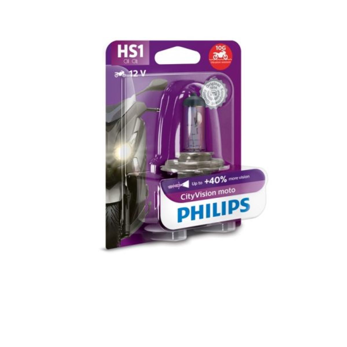 P27/7w lamp  HS1 CityVision Moto 12V, 35W